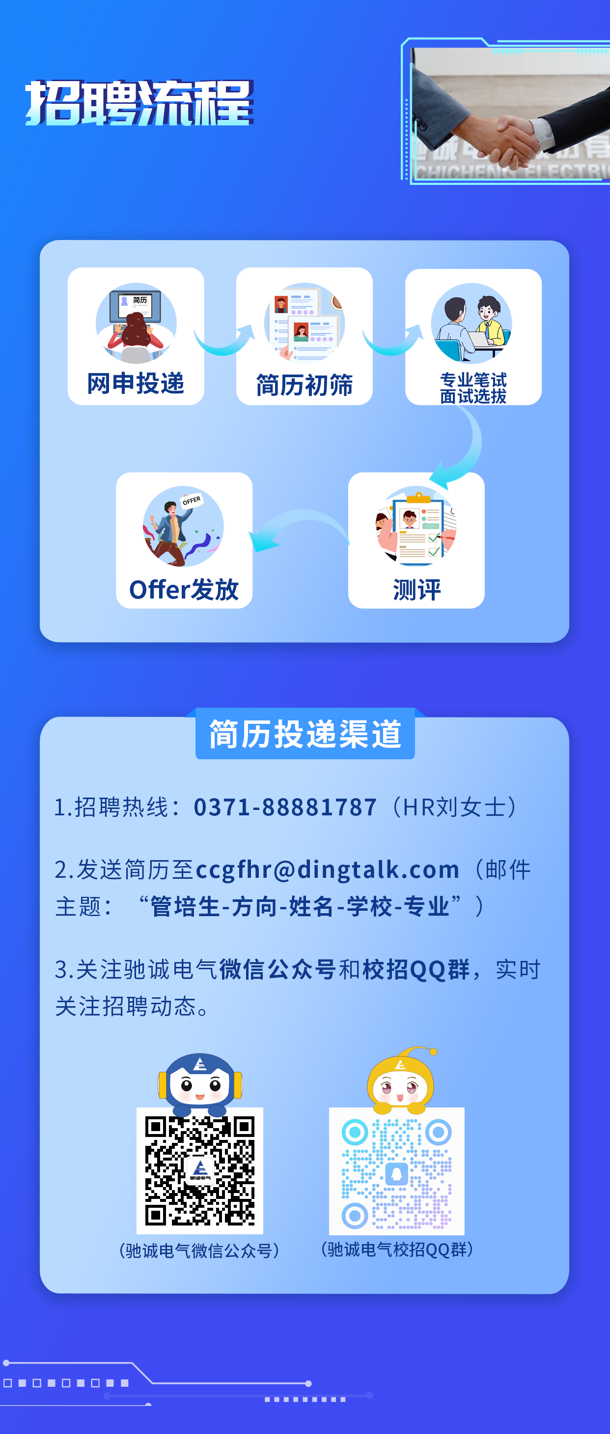 “驰”骋青春 “诚”就未来|驰诚电气2026届校园招聘火热进行中