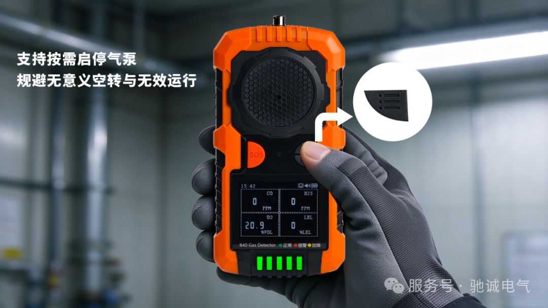 驰诚电气B40泵吸式复合多气体检测仪重磅来袭！